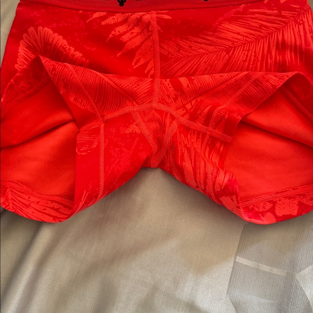 Under Armour Project Rock Red Patterned Shorts - image 2